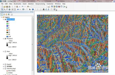 arcgis水文分析教程 ArcGIS教程之DEM应用――水文分析