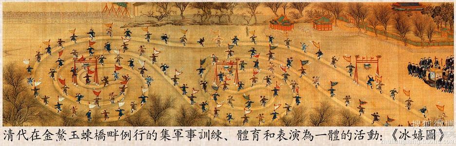 中国有文字记载的历史 冰嬉 冰嬉-历史记载，冰嬉-产生
