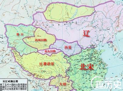 宋朝时期的地图 宋朝地图――中国古代两宋时期地图