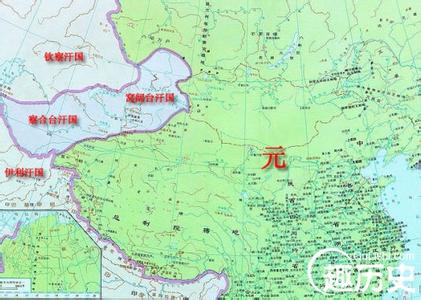 元朝中国地图 元朝地图――中国古代元朝地图