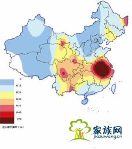 百忍堂张氏迁徙分布图 妫姓 妫姓-基本介绍，妫姓-迁徙分布