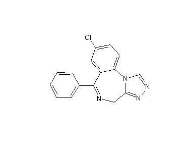 化学分子结构式 艾司唑仑 艾司唑仑-化学名称，艾司唑仑-分子结构式