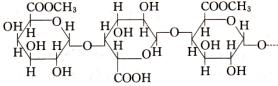果胶分子结构 果胶 果胶-分子结构，果胶-组成结构