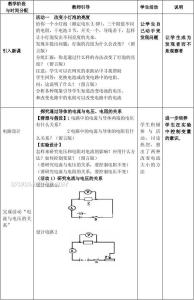 欧姆定律教案 “欧姆定律”教案示例之四