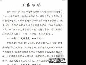 试用期内个人工作总结 试用期工作总结报告