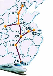 京广铁路线路图 京广高速铁路 京广高速铁路-简介，京广高速铁路-线路简介