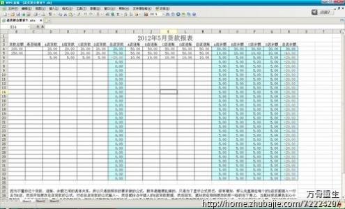 excel表格制作 excel表格设计制作