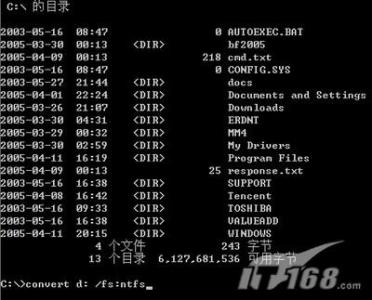 fat32转换ntfs命令 FAT32转NTFS 命令