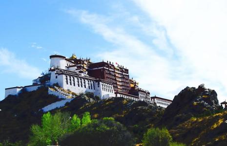 拉萨标志图片 西藏拉萨风景图片