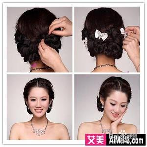 韩式新娘发型步骤视频 韩式新娘发型图解步骤图解