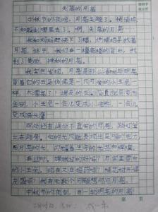 关于月亮的作文600字 关于月亮的作文