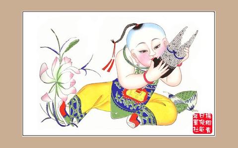 中国杨柳青年画线版选 中国年画 中国年画-种类与特色，中国年画-杨柳青年画