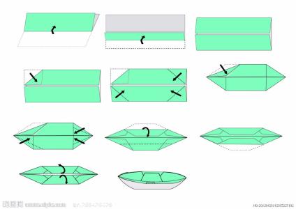 十二种折纸船的方法 折纸船