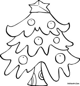 圣诞树简笔画 圣诞树简笔画，圣诞树简笔画怎么画？