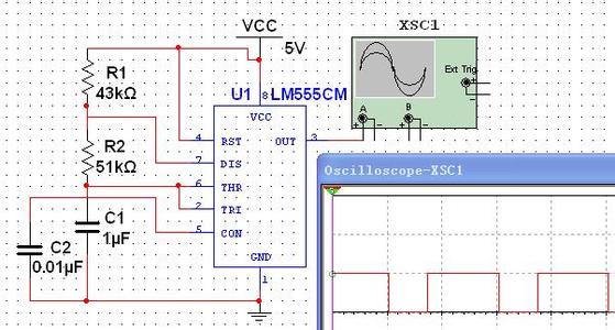 555构成的多谐振荡器 555多谐振荡器的设计