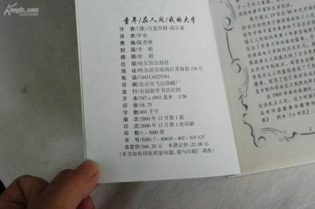 在人间读后感600 在人间读后感500字