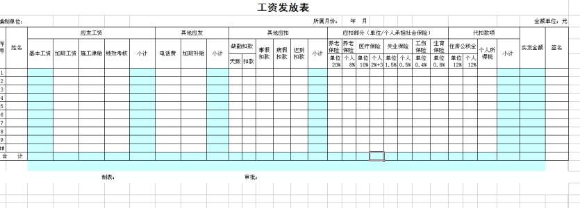 如何制作一个excel表格 如何制作excel表格