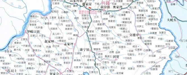 丰润至兴县高速规划图 兴县 兴县-概况，兴县-行政规划