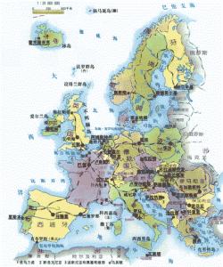 欧洲西部自然地理特征 欧洲国家 欧洲国家-简介，欧洲国家-自然地理