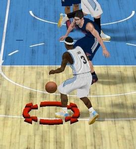 nba2k12花式运球 《NBA 2K12》运球转身操作技术图文教程