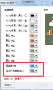 修改超链接字体颜色 PowerPoint 2013如何修改超链接的颜色？