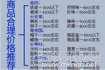 梦幻西游小技巧 梦幻西游跑商小技巧