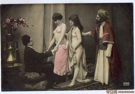 人体模特罕见大尺度 [多图]罕见20世纪初西方人体摄影