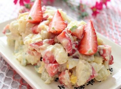 酸奶草莓沙拉的做法 草莓沙拉的做法