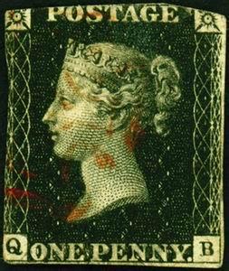 世界上第一枚邮票 世界上第一枚邮票叫什么名字，在哪国诞生的呢？