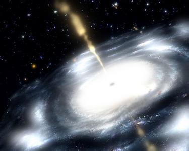 凤凰星系中心黑洞 宇宙黑洞 星系中心隐匿超大黑洞