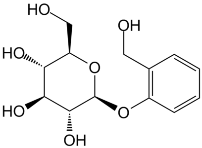 低分子右旋糖苷注射液 水杨苷 水杨苷-分子结构，水杨苷-正文