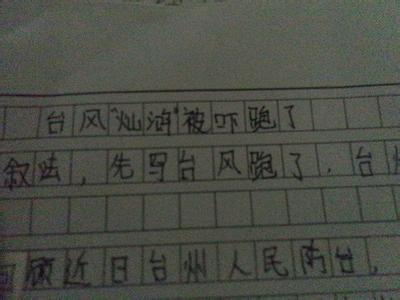 台风作文600字 台风作文2000字