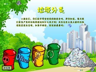 垃圾分类保护环境 垃圾分类与环境保护