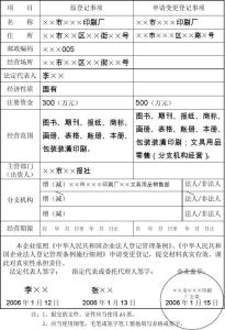 运管法人变更申请 企业法人变更申请书