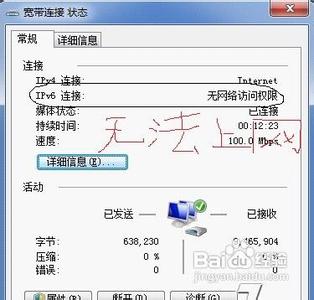 ipv6 ipv4都无网络权限 ipv6无网络访问权限怎么办