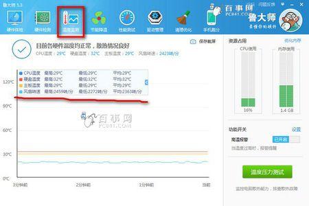 鲁大师不显示风扇转速 鲁大师怎么看风扇转速