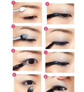 眼妆的画法步骤图片 怎么画眼妆图解