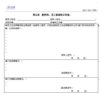 试用期转正工作总结 新员工转正工作总结