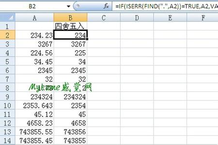 excel四舍五入函数 excel四舍五入函数的详细使用