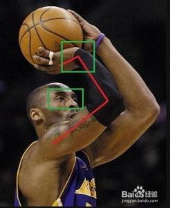 正确的投篮姿势教学图 篮球的正确投篮姿势