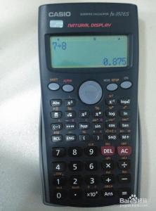 计算器小数分数转换键 Casio计算器设置（显示方式 分数和小数转换）