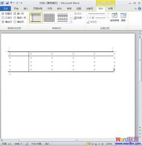 word中如何制作三线表 Word2010中如何制作三线表