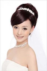 中式婚礼新娘发型 四种浪漫主题婚礼新娘发型