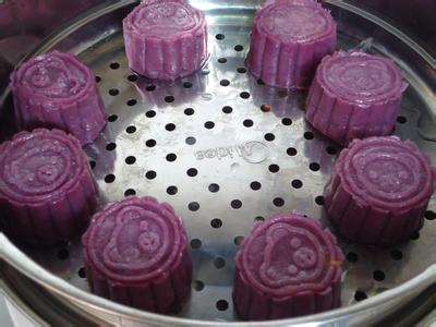 紫薯冰皮月饼 紫薯-冰皮月饼的做法