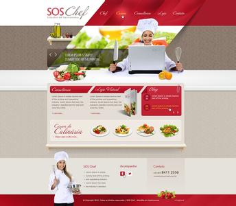 网页设计酷站 韩国美食酷站网页设计