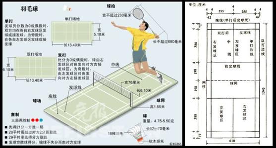 网球规则图解 羽毛球规则图解完整版