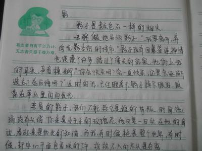 周记作文400字五年级 周记作文400字