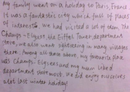 写一篇旅游的英语作文 关于旅游的英语作文（4篇）