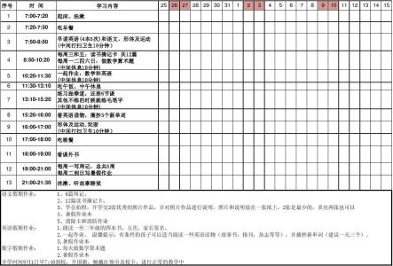 小学生暑假学习计划（4篇）