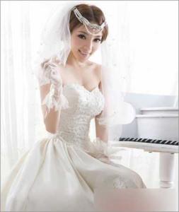 韩式婚纱照新娘发型 梦幻新娘最新婚纱照发型